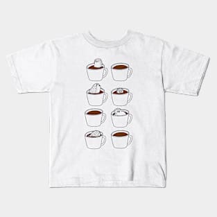 More Coffee Hedgehog Kids T-Shirt